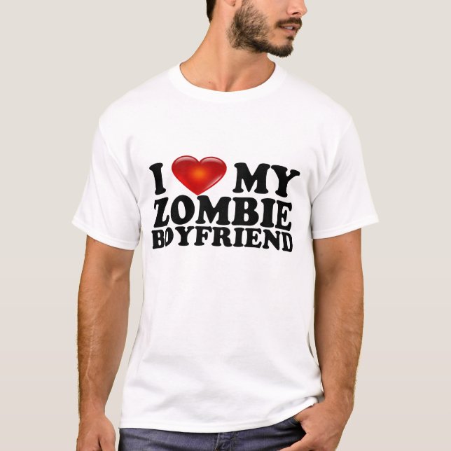 Amo mi camisa del FB del zombi (Anverso)