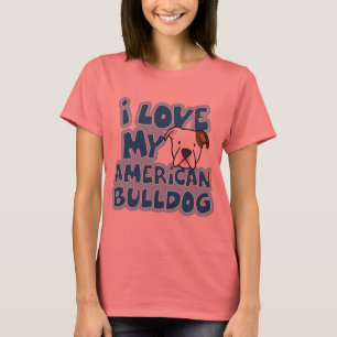 Amo mi camiseta americana del campanero de las