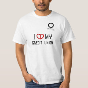 Amo mi camiseta de Credit Union