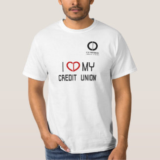 Amo mi camiseta de Credit Union
