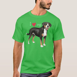 Amo mi camiseta de Entlebucher
