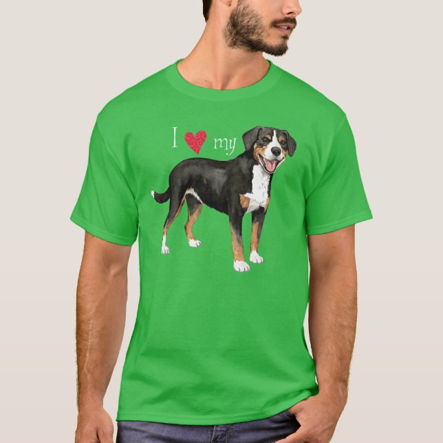 Amo mi camiseta de Entlebucher (Anverso)