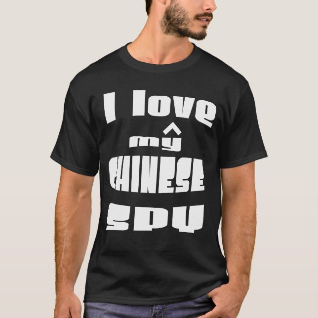 Amo mi camiseta de espía chino (Anverso)