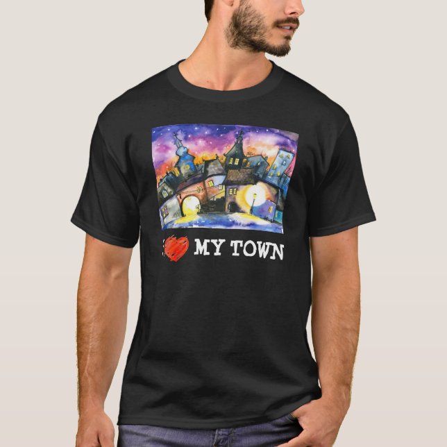 Amo mi camiseta de la ciudad (Anverso)