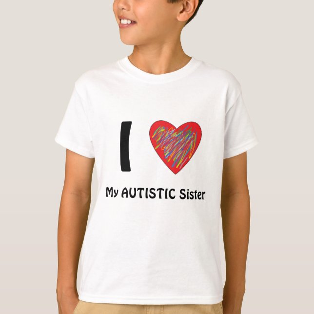 Amo mi camiseta de la hermana (Anverso)