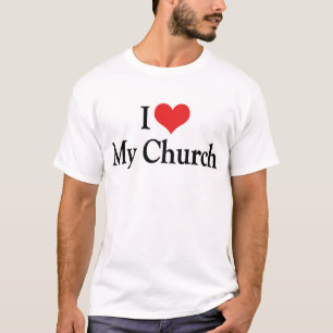 Amo mi camiseta de la iglesia