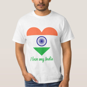 Amo mi camiseta de la India