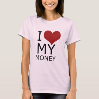 Amo mi camiseta de los chicas del dinero