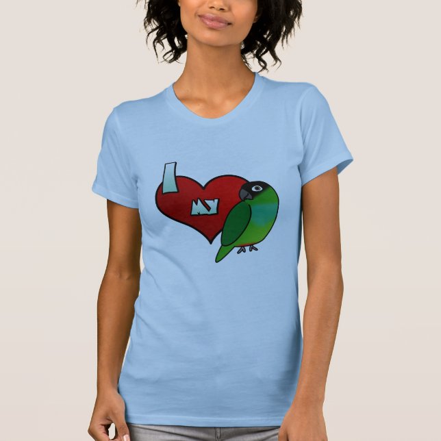 Amo mi camiseta de Nanday Conure (Anverso)