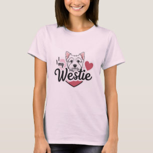 Amo Mi Camiseta De Perro Westie
