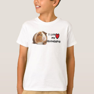 Amo mi camiseta del conejillo de Indias