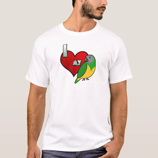 Amo mi camiseta del loro de Senegal (Anverso)