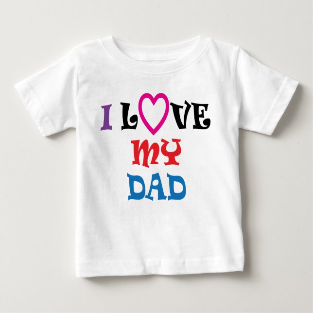 Amo mi camiseta del papá (Anverso)