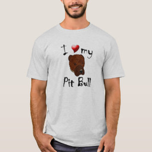 Amo mi camiseta del pitbull