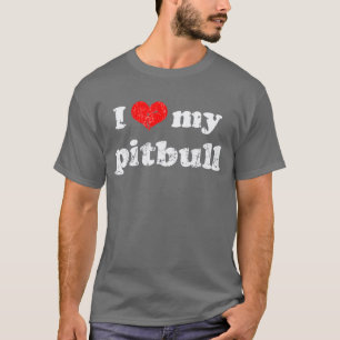 Amo mi camiseta del pitbull