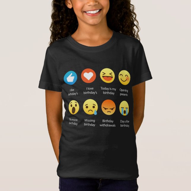 Amo mi camiseta divertida del Emoticon de la emoji (Anverso)