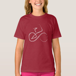 Amo mi camiseta en bicicleta