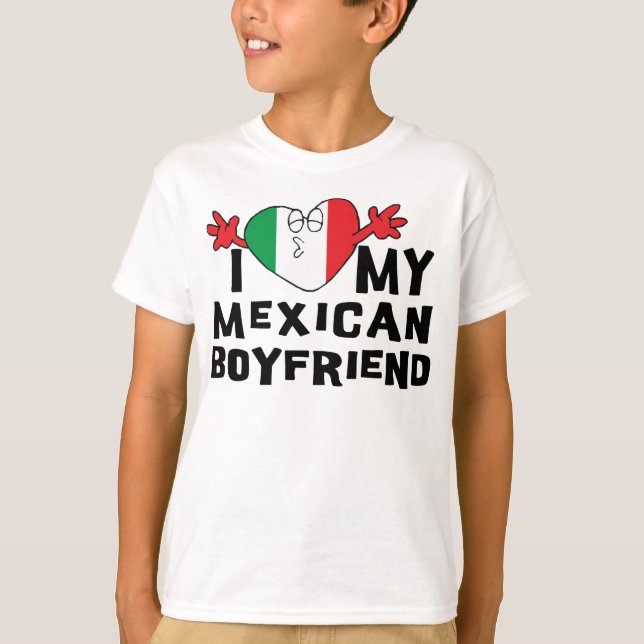 Amo mi camiseta mexicana de los chicas del novio (Anverso)