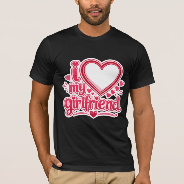 Amo mi camiseta personalizada de novia (Anverso)
