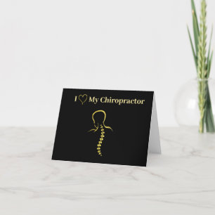 Amo Mi Chiropractor Tarjeta De Gracias