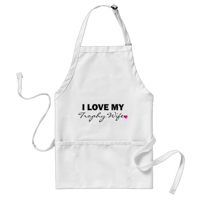 AMO MI CORAZÓN DEL DELANTAL DE LA ESPOSA DEL (Frente)