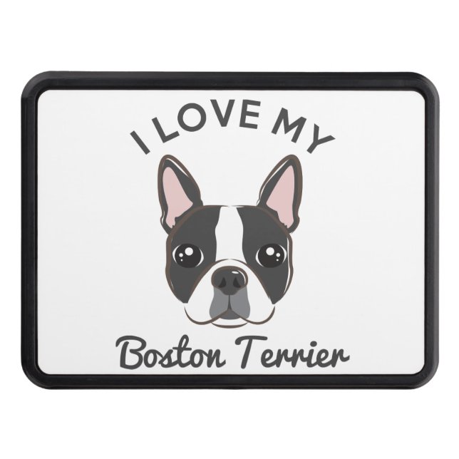 "Amo mi cubierta del tirón de Boston Terrier" (Anverso)