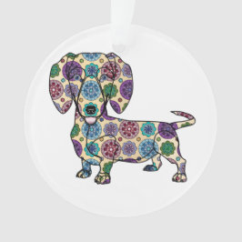 Amo mi Dachshund - ornamento del círculo