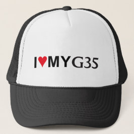 Amo mi gorra de béisbol G35