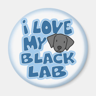 Amo mi imán negro del laboratorio