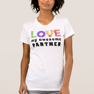 AMO mi increíble camiseta tipo PARTNER-Boho