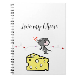 Amo mi libreta del ratón de queso
