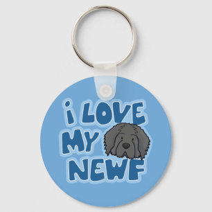 Amo mi llavero de Newf