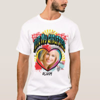 Amo Mi Novia Foto Monograma Nombre Camiseta