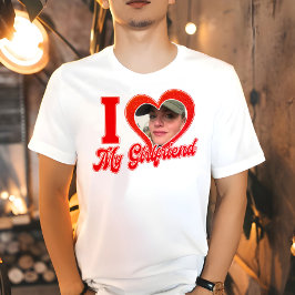 Amo Mi Novia Personalizado Rojo Camisa Personaliza