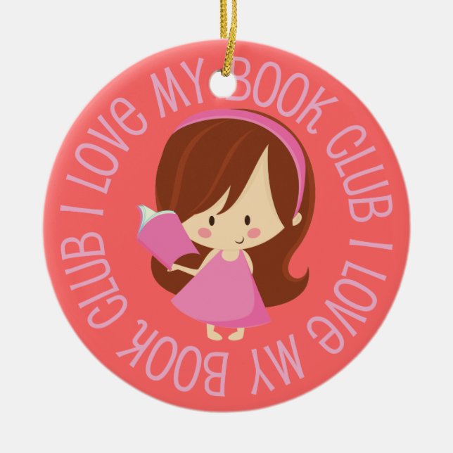 Amo mi ornamento del regalo del círculo de (Frente)