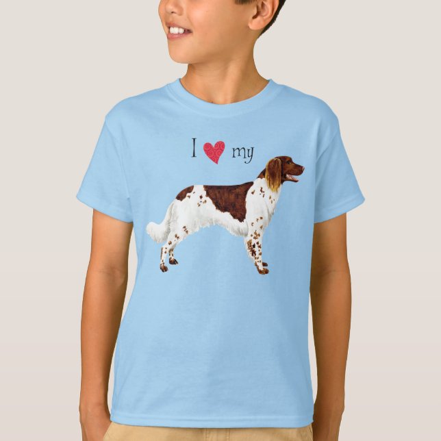 Amo mi pequeña camiseta de Munsterlander (Anverso)