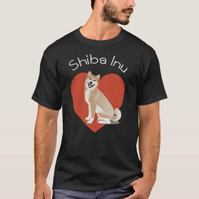 ¡Amo mi Shiba Inu! Camiseta (Anverso)
