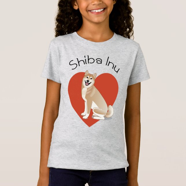¡Amo mi Shiba Inu! Camiseta (Anverso)