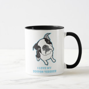 Amo mi taza de Boston Terrier
