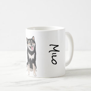 Amo mi taza de café con perro Malamute de Alaska
