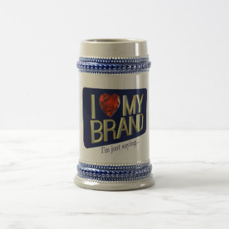 Amo mi taza de la marca