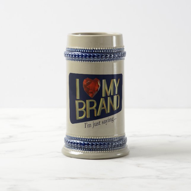 Amo mi taza de la marca (Centro)