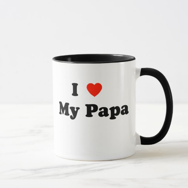 Amo mi taza de la papá (Derecha)