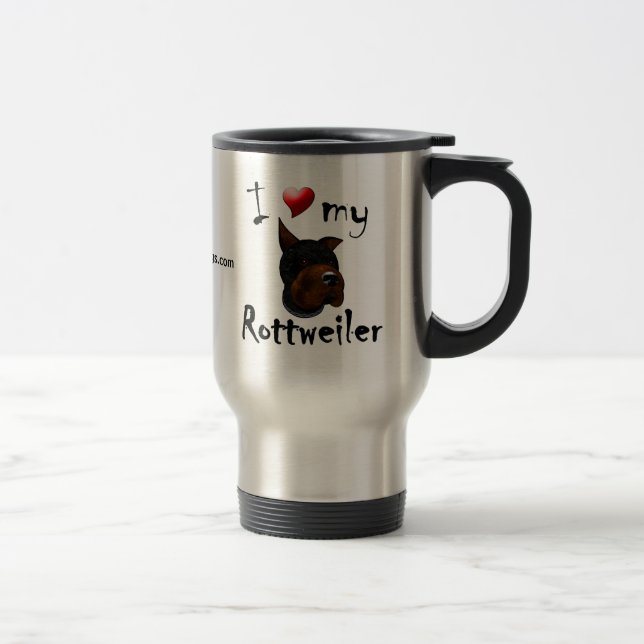 Amo mi taza de Rottweiler (Derecha)