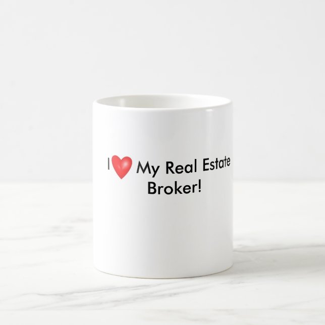 ¡Amo mi taza del agente inmobiliario! (Centro)