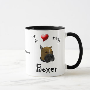 Amo mi taza del boxeador