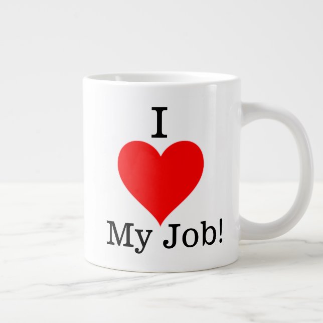 Amo mi taza del trabajo (Derecha)