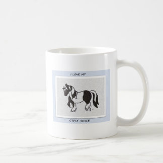 Amo mi taza gitana del caballo