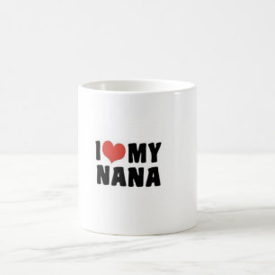 Amo mi taza Nana del té de la taza de café de NA