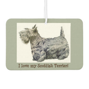 ¡Amo mi Terrier escocés! Ambientador de aire del